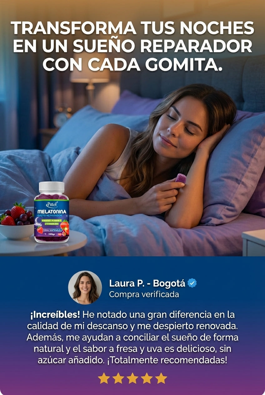 Gomitas de melatonina 2x1