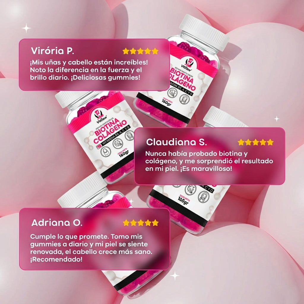 Kit de gomitas para belleza, sueño y salud