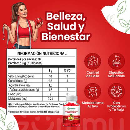 Kit de gomitas para belleza, sueño y salud