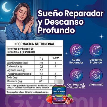 Kit de gomitas para belleza, sueño y salud