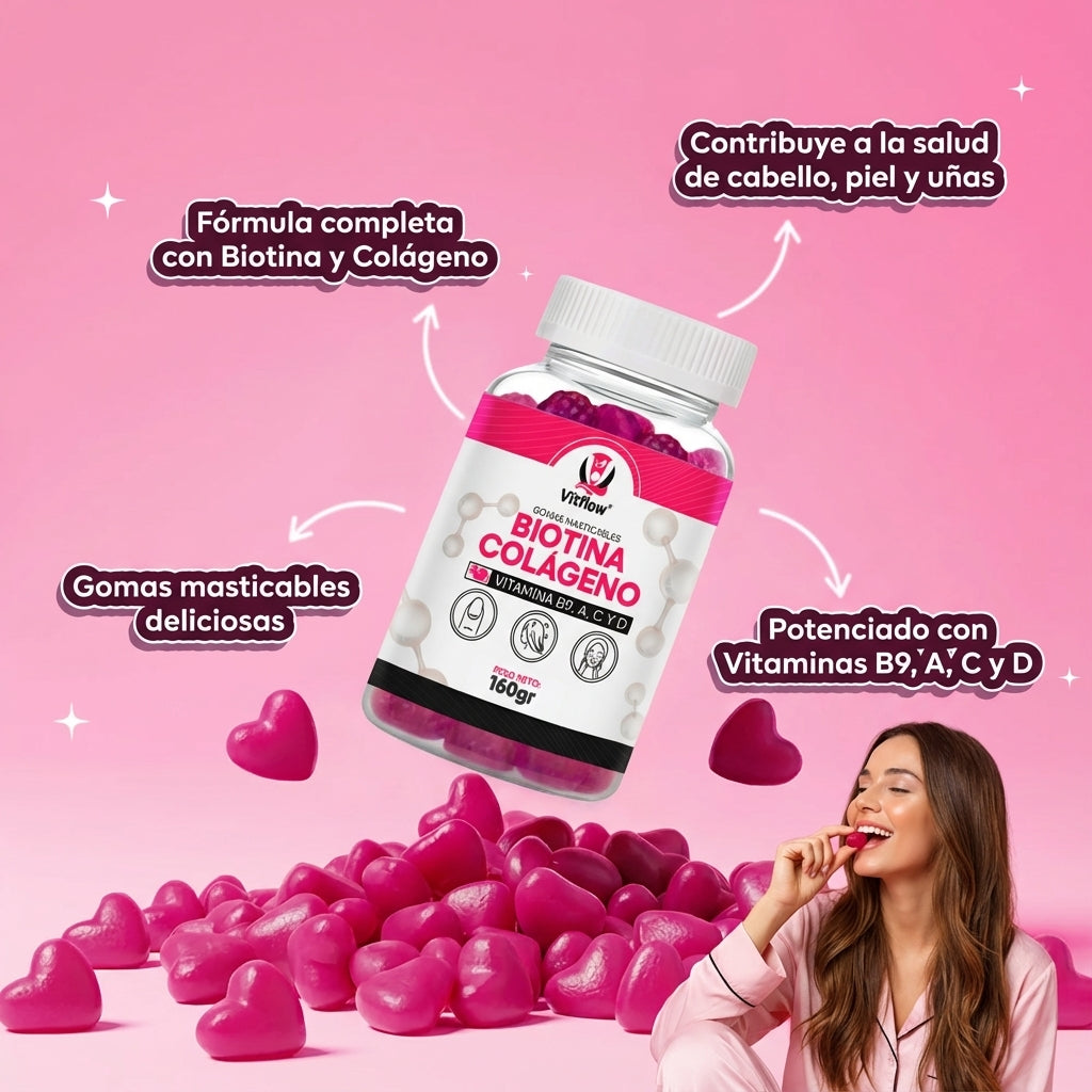 Kit de gomitas para belleza, sueño y salud