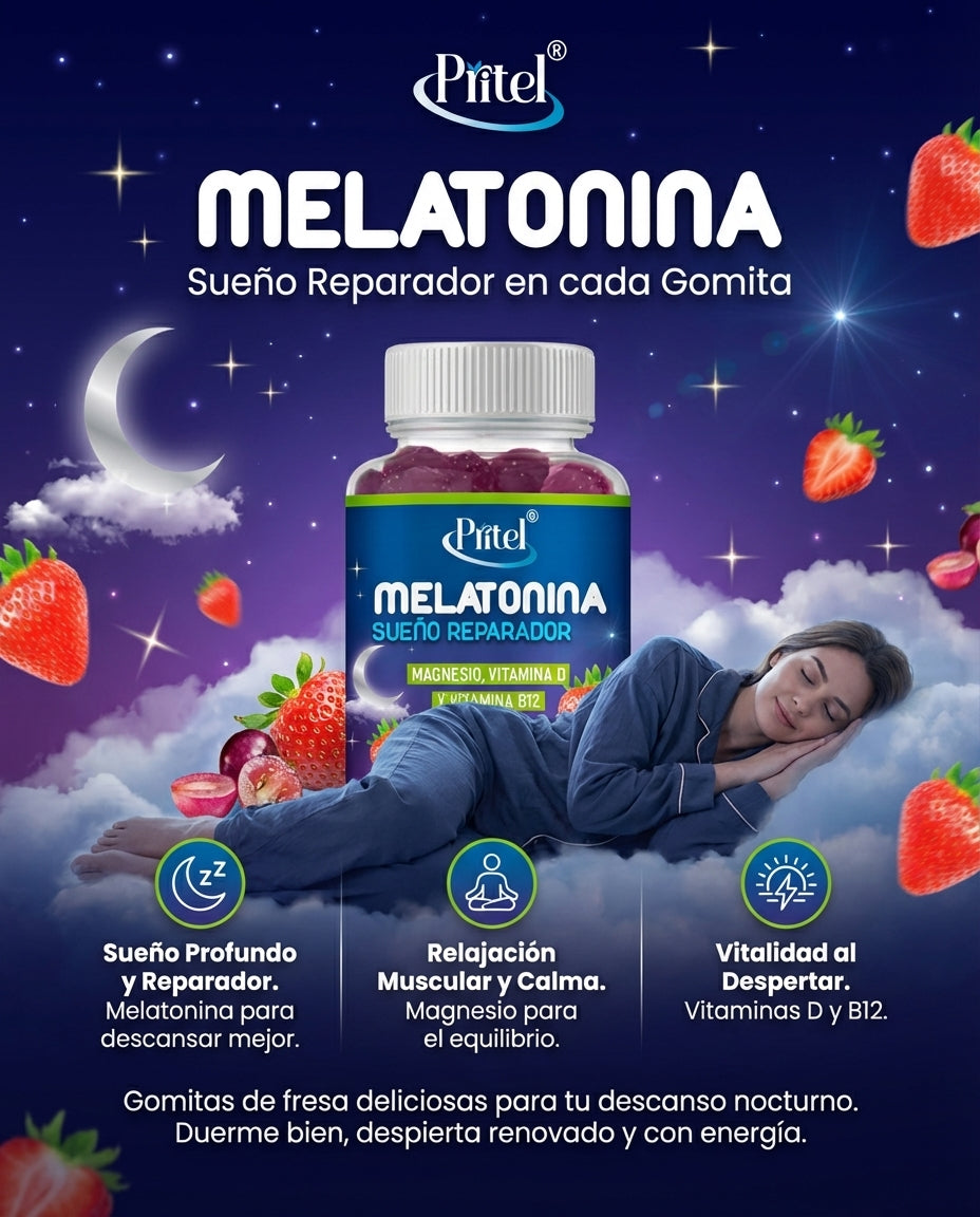 Gomitas de melatonina 2x1