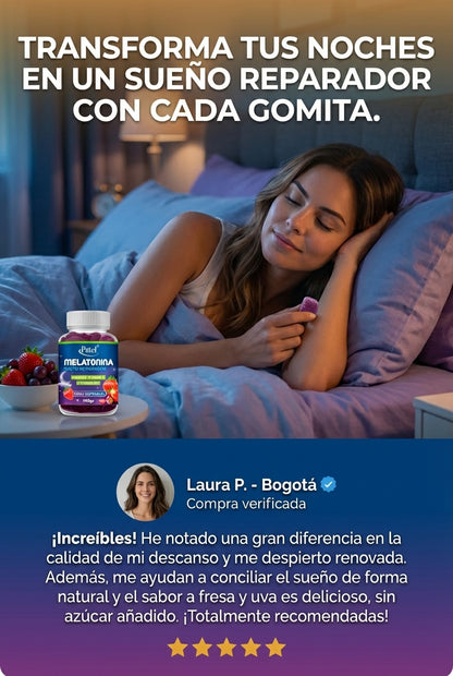 Gomitas de melatonina 2x1
