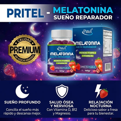 Gomitas de melatonina 2x1